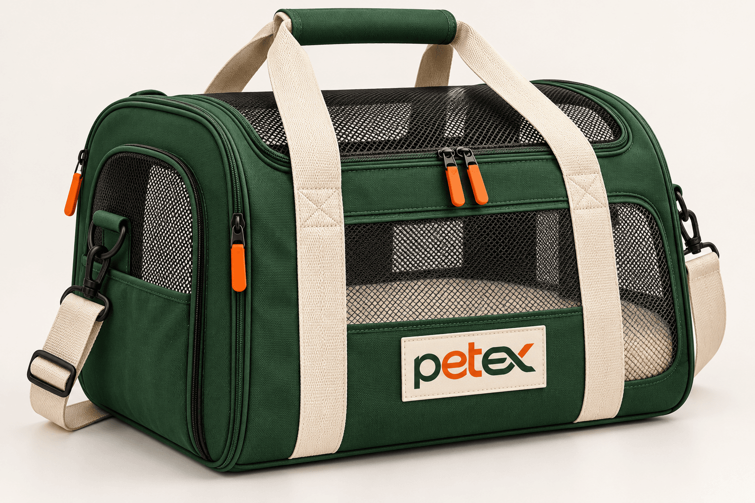 Petex branded travel carrier